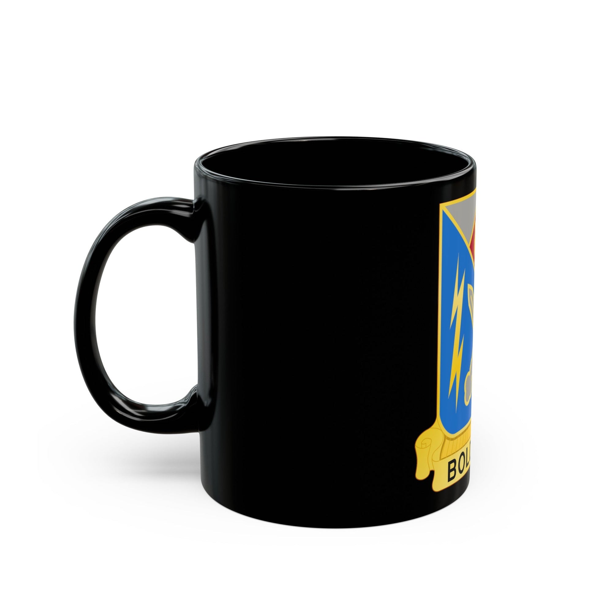 105 Military Intelligence Battalion (U.S. Army) Black Coffee Mug-The Sticker Space