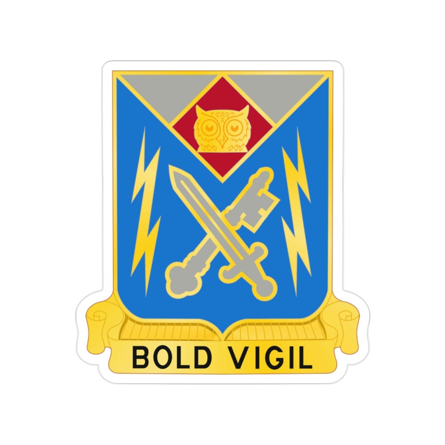 105 Military Intelligence Battalion (U.S. Army) Transparent STICKER Die-Cut Vinyl Decal-2 Inch-The Sticker Space