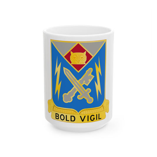 105 Military Intelligence Battalion (U.S. Army) White Coffee Mug-15oz-The Sticker Space