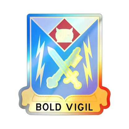 105 Military Intelligence Battalion (U.S. Army) Holographic STICKER Die-Cut Vinyl Decal 5 Inch Holographic - The Sticker Space