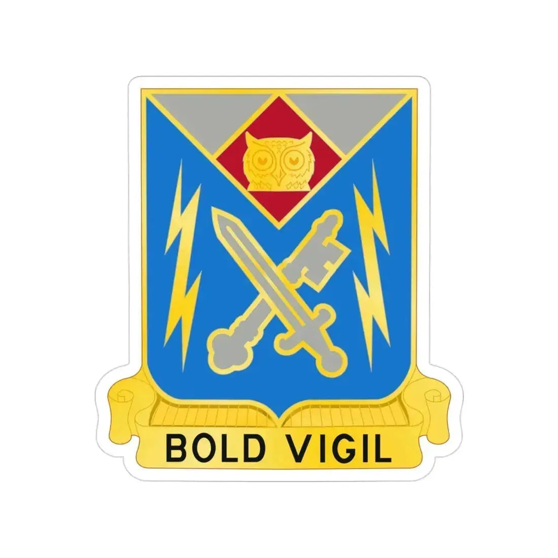 105 Military Intelligence Battalion (U.S. Army) Transparent STICKER Die-Cut Vinyl Decal - The Sticker Space