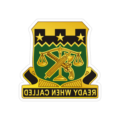 105 Military Police Battalion (U.S. Army) REVERSE PRINT Transparent STICKER-3 Inch-The Sticker Space