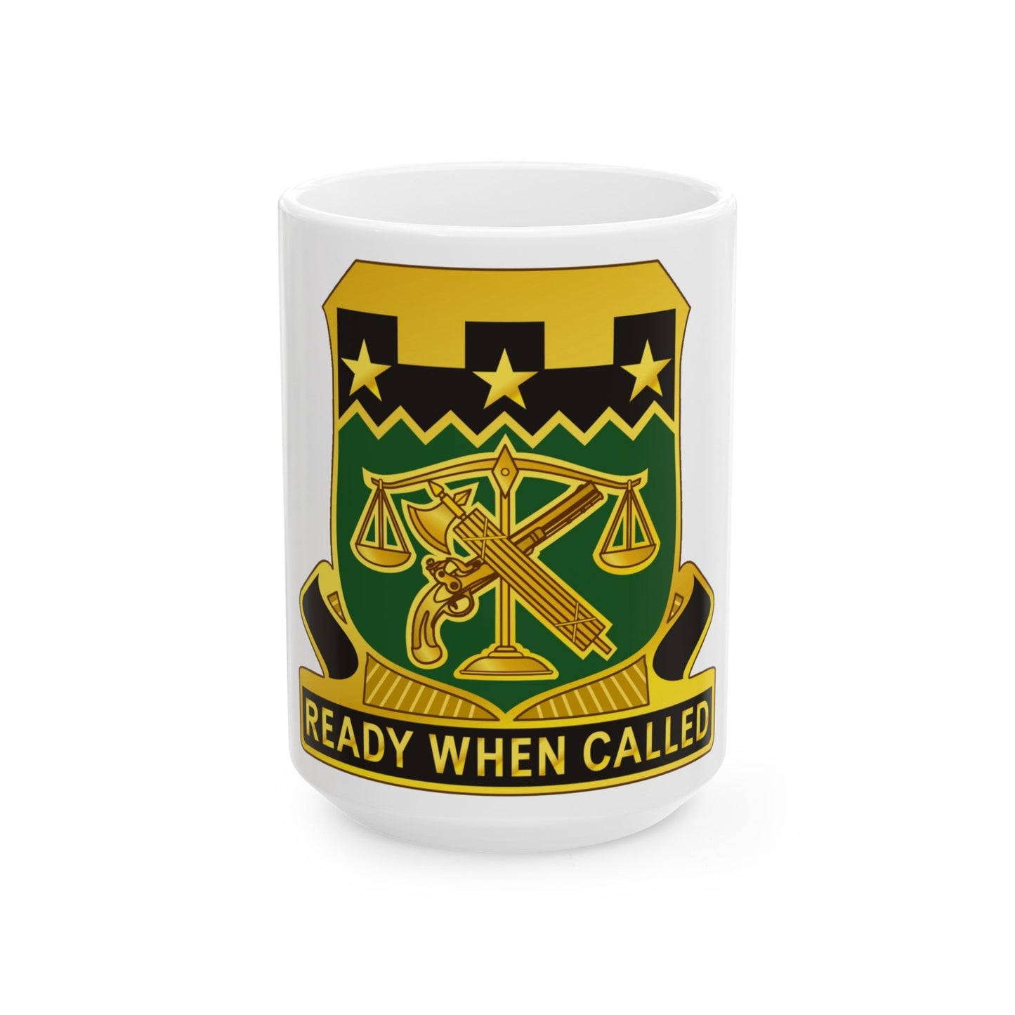 105 Military Police Battalion (U.S. Army) White Coffee Mug-15oz-The Sticker Space