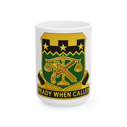 105 Military Police Battalion (U.S. Army) White Coffee Mug-15oz-The Sticker Space