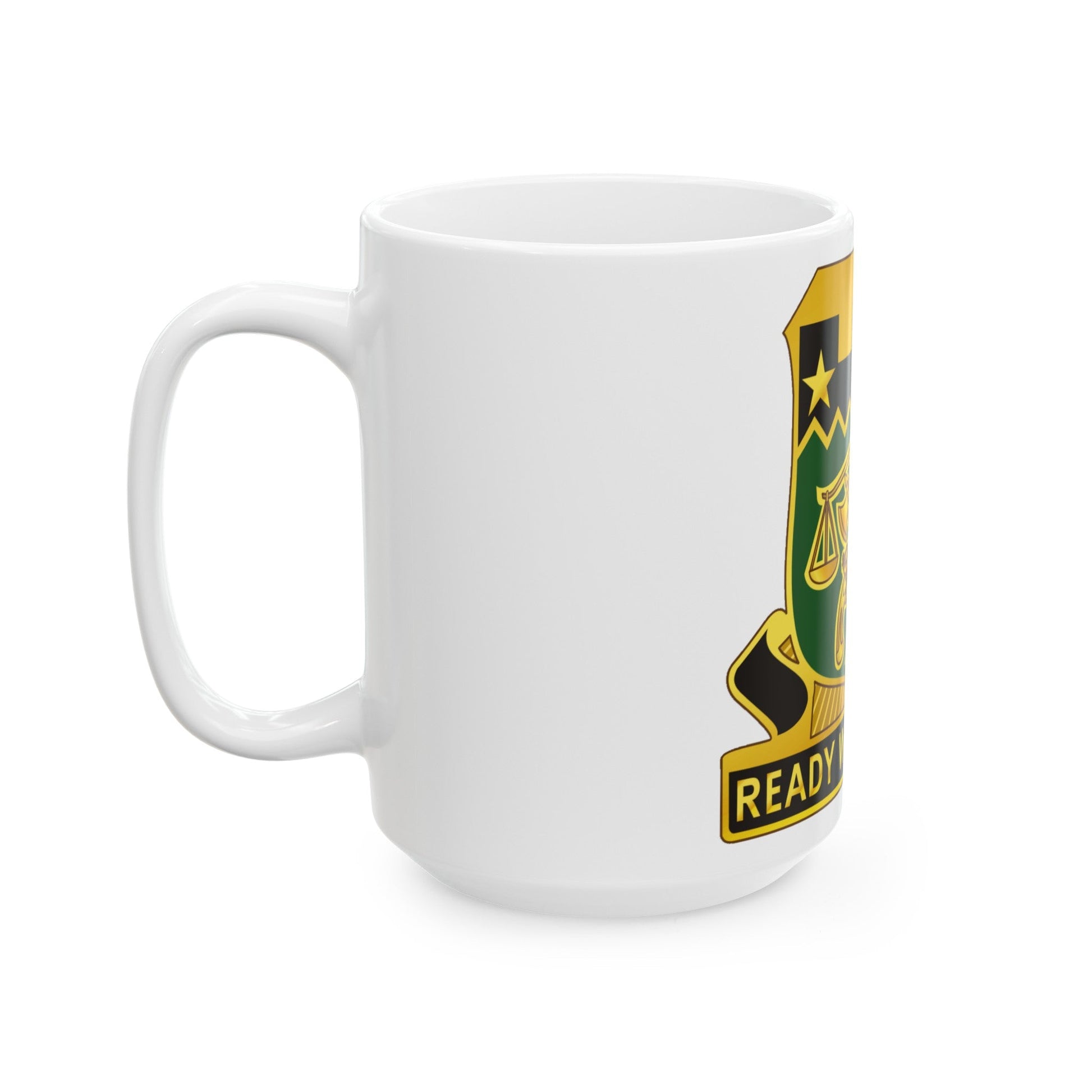 105 Military Police Battalion (U.S. Army) White Coffee Mug-The Sticker Space