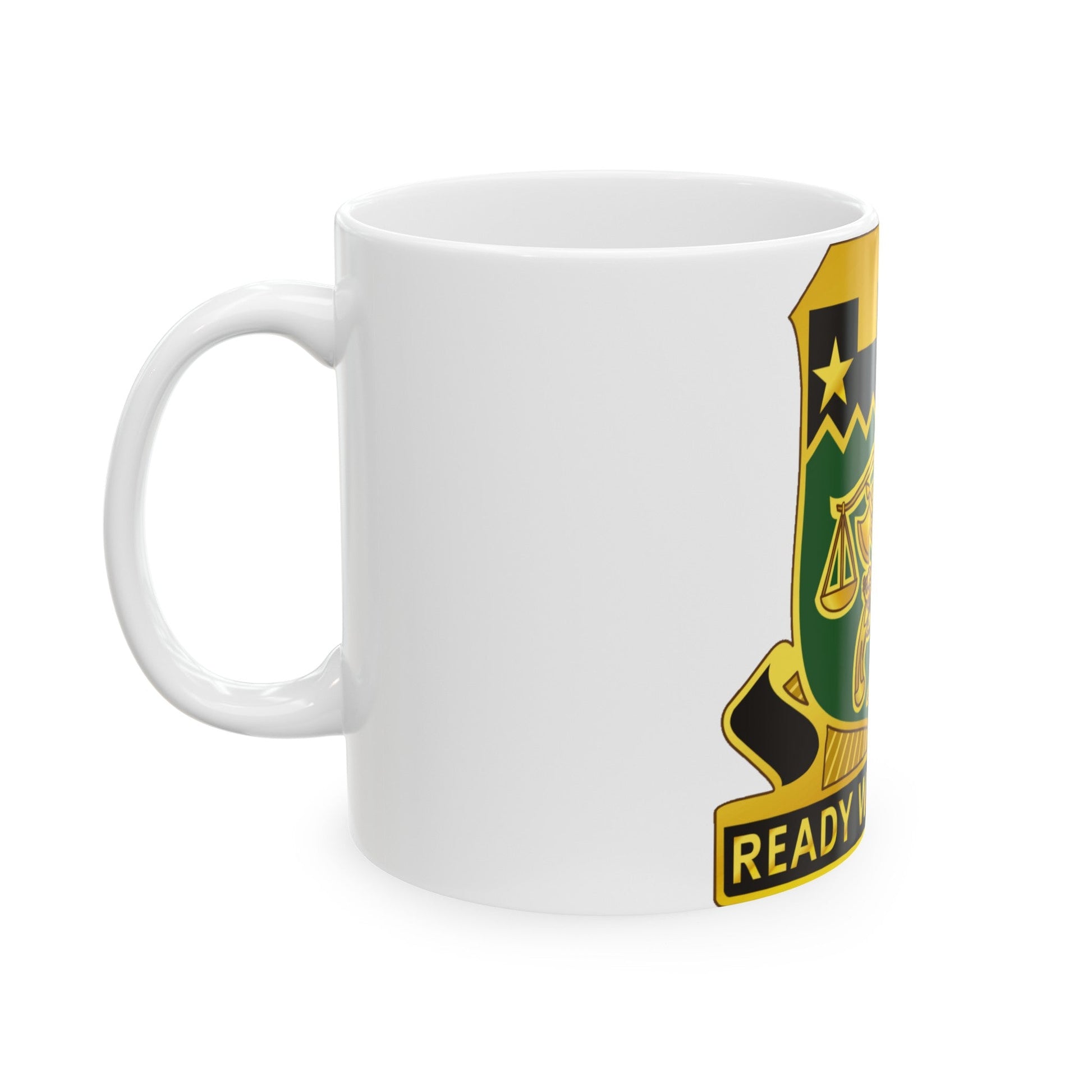 105 Military Police Battalion (U.S. Army) White Coffee Mug-The Sticker Space