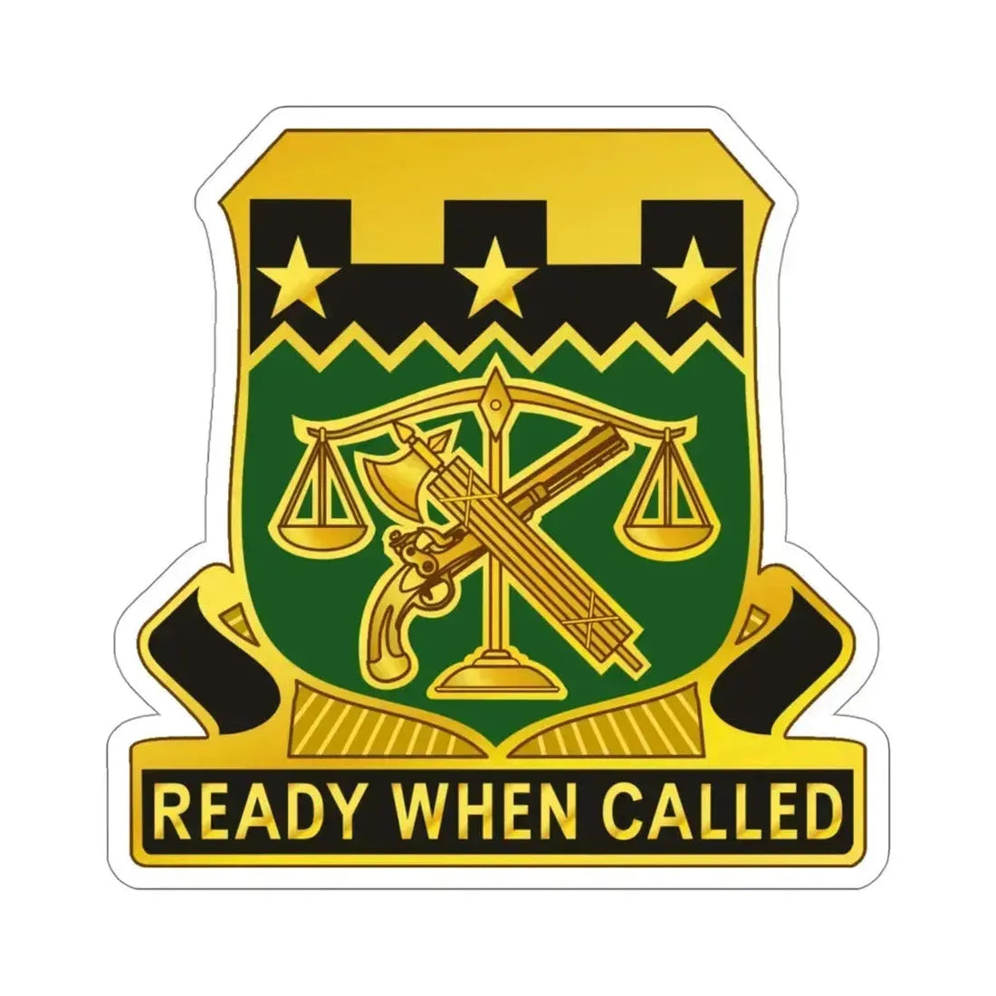 105 Military Police Battalion (U.S. Army) STICKER Vinyl Die-Cut Decal 4 Inch - The Sticker Space