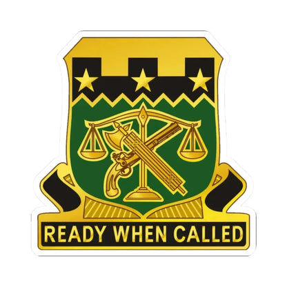 105 Military Police Battalion (U.S. Army) STICKER Vinyl Kiss-Cut Decal 2 Inch White - The Sticker Space