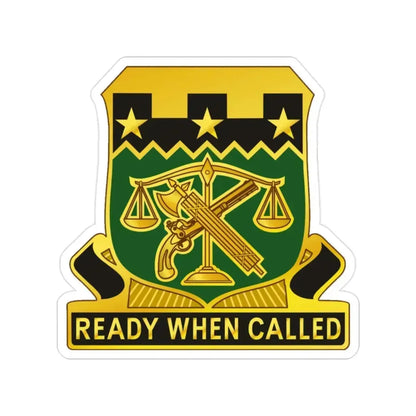 105 Military Police Battalion (U.S. Army) Transparent STICKER Die-Cut Vinyl Decal 2 Inch - The Sticker Space