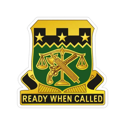 105 Military Police Battalion (U.S. Army) Transparent STICKER Die-Cut Vinyl Decal 5 Inch - The Sticker Space