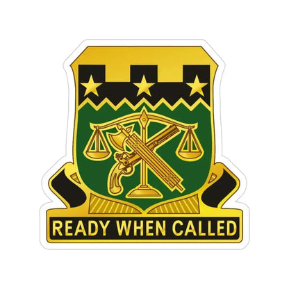 105 Military Police Battalion (U.S. Army) Transparent STICKER Die-Cut Vinyl Decal 5 Inch - The Sticker Space