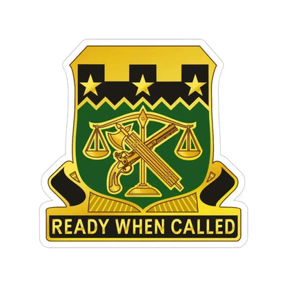 105 Military Police Battalion (U.S. Army) Transparent STICKER Die-Cut Vinyl Decal 6 Inch - The Sticker Space