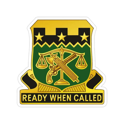 105 Military Police Battalion (U.S. Army) Transparent STICKER Die-Cut Vinyl Decal - The Sticker Space