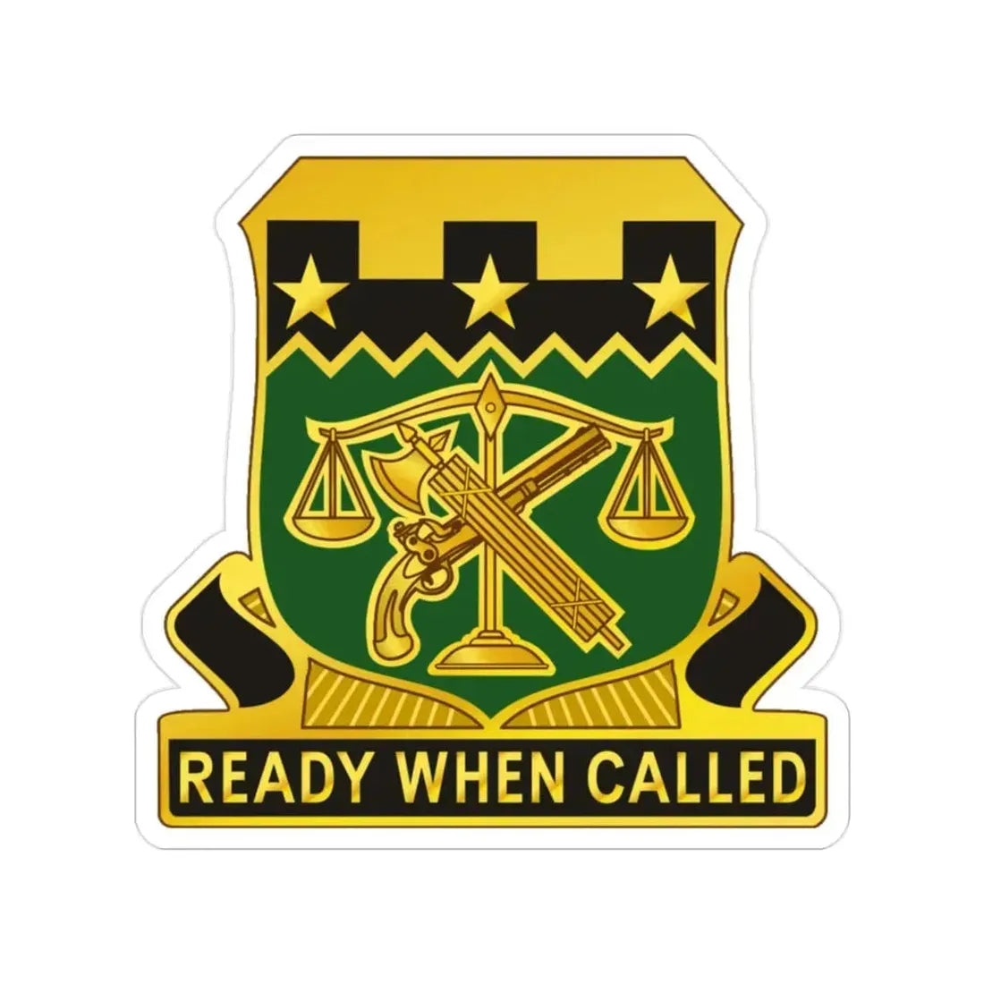105 Military Police Battalion (U.S. Army) Transparent STICKER Die-Cut Vinyl Decal - The Sticker Space