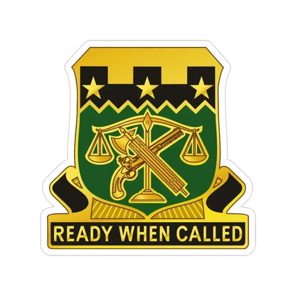 105 Military Police Battalion (U.S. Army) Transparent STICKER Die-Cut Vinyl Decal - The Sticker Space