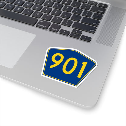 PR secondary 901 (Puerto Rico) (Road Sign) STICKER Vinyl Kiss-Cut Decal