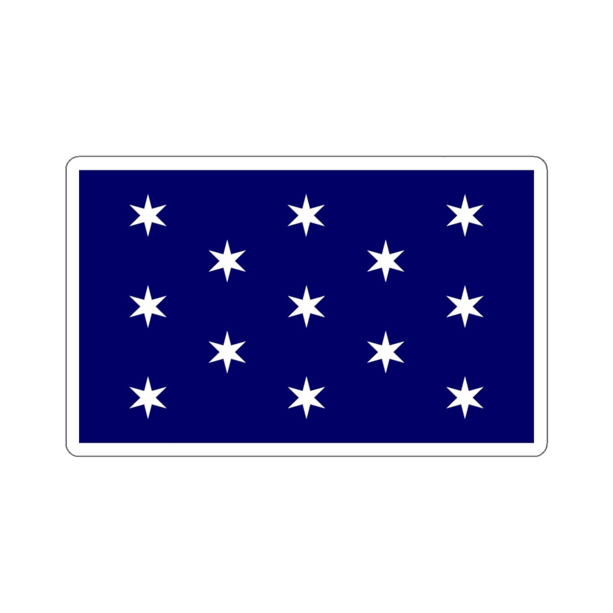 Flag of Washington, New York - STICKER Vinyl Kiss-Cut Decal