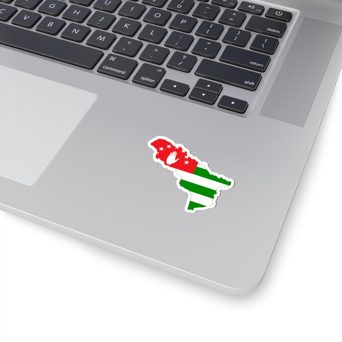 Flag-map of the Republic of Abkhazia STICKER Vinyl Kiss-Cut Decal