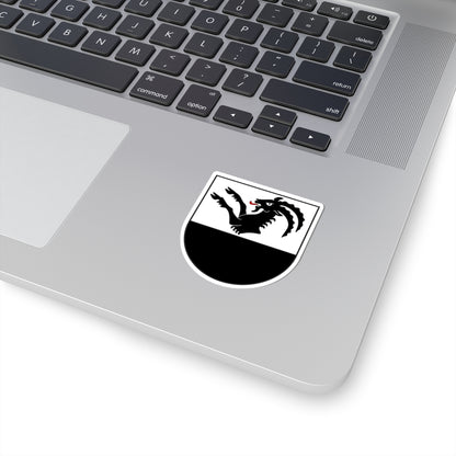 Sur Tasna Kreis wappen (Switzerland) (Coat of Arms) STICKER Vinyl Kiss-Cut Decal