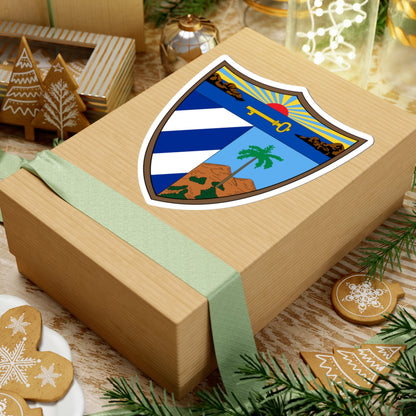 Arms of Cuba (Cuba) (Coat of Arms) STICKER Vinyl Kiss-Cut Decal