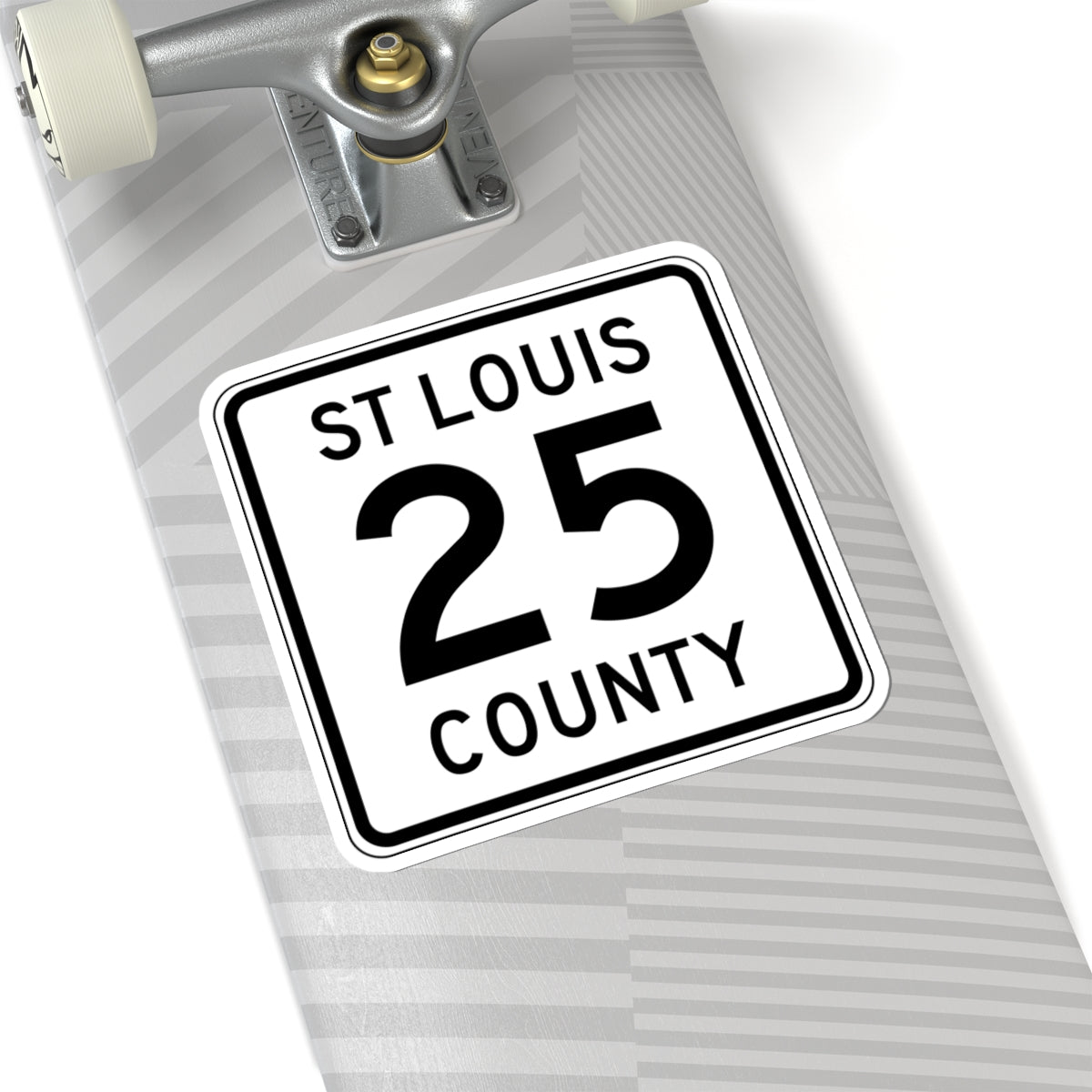 St Louis County Route 25 MN (Minnesota) (Road Sign) STICKER Vinyl Kiss-Cut Decal