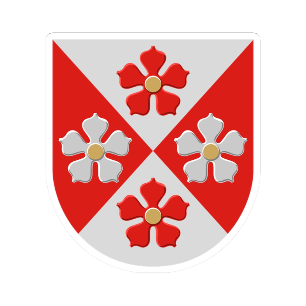 Asikkala.vaakuna (Finland) (Coat of Arms) STICKER Vinyl Kiss-Cut Decal