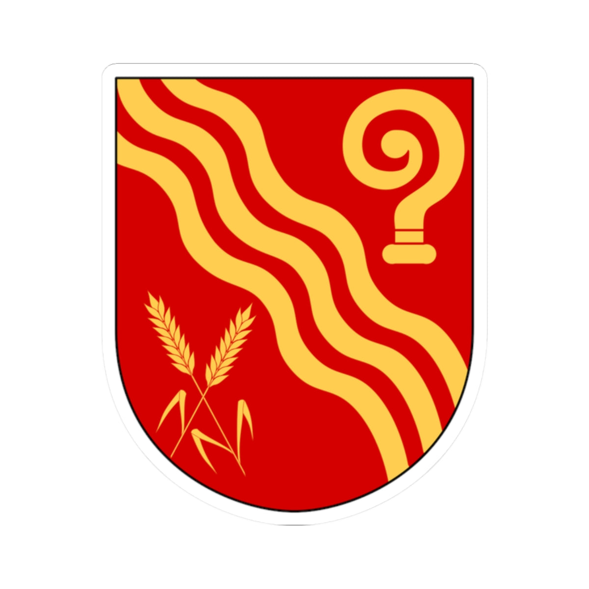 Södermöre pastorat vapen (Sweden) (Coat of Arms) STICKER Vinyl Kiss-Cut Decal