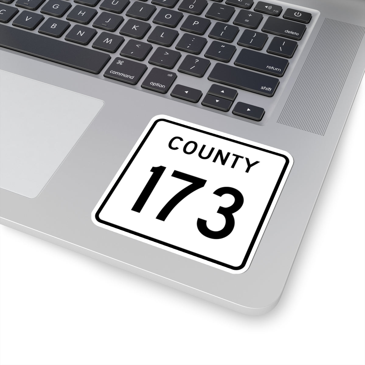 County 173 square (Minnesota) (Road Sign) STICKER Vinyl Kiss-Cut Decal