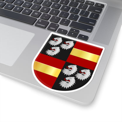 Arend van Dorp wapen (Netherlands) (Coat of Arms) STICKER Vinyl Kiss-Cut Decal