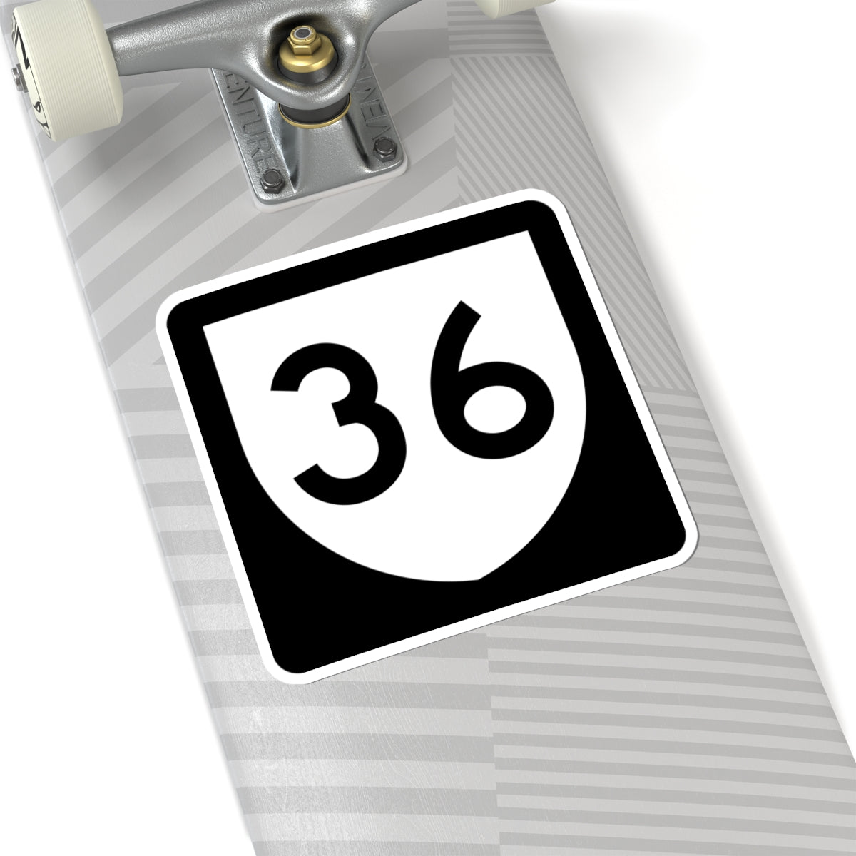 PR urban primary 36 (Puerto Rico) (Road Sign) STICKER Vinyl Kiss-Cut Decal
