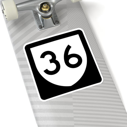 PR urban primary 36 (Puerto Rico) (Road Sign) STICKER Vinyl Kiss-Cut Decal