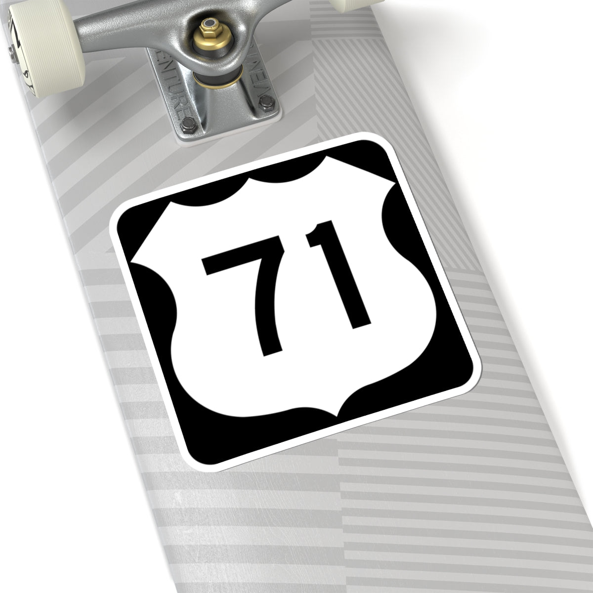 US 71 MN 1961 (Minnesota) (Road Sign) STICKER Vinyl Kiss-Cut Decal