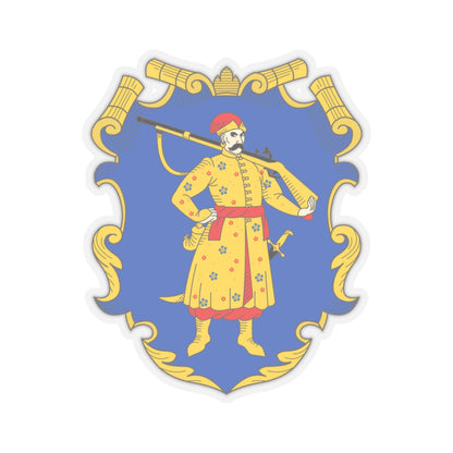 Coat of arms of the Zaporozhian Host - STICKER Vinyl Kiss-Cut Decal