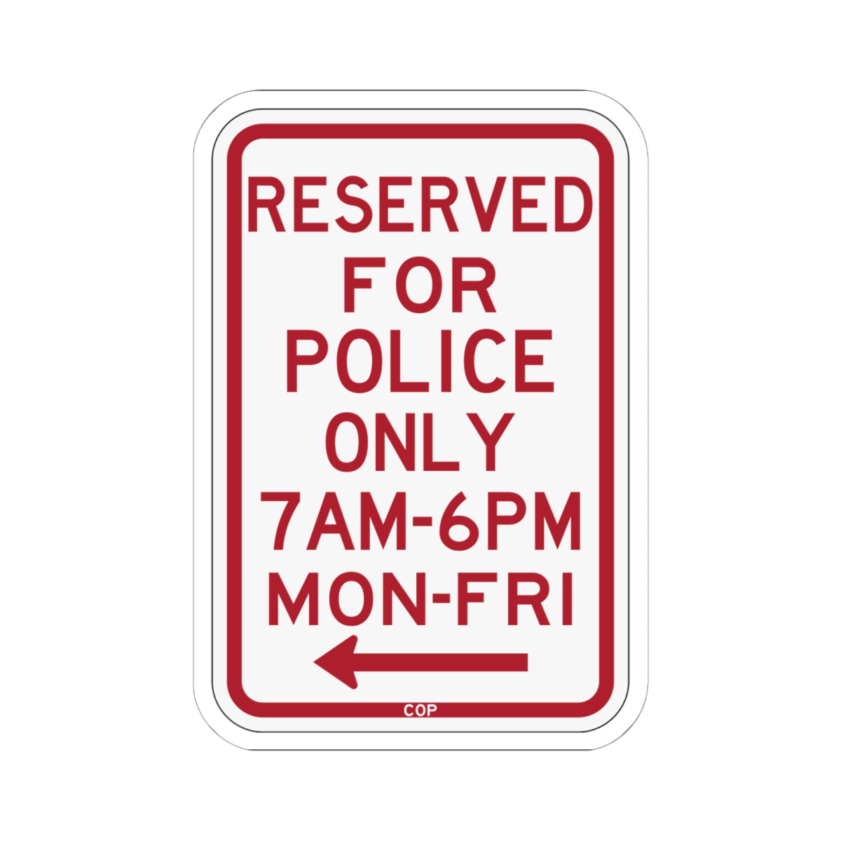 PBOT Road sign P4051 (Oregon) (Road Sign) STICKER Vinyl Kiss-Cut Decal