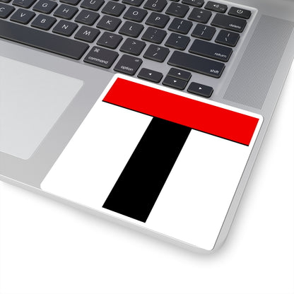 CHE Baden Flag (Switzerland) STICKER Vinyl Kiss-Cut Decal
