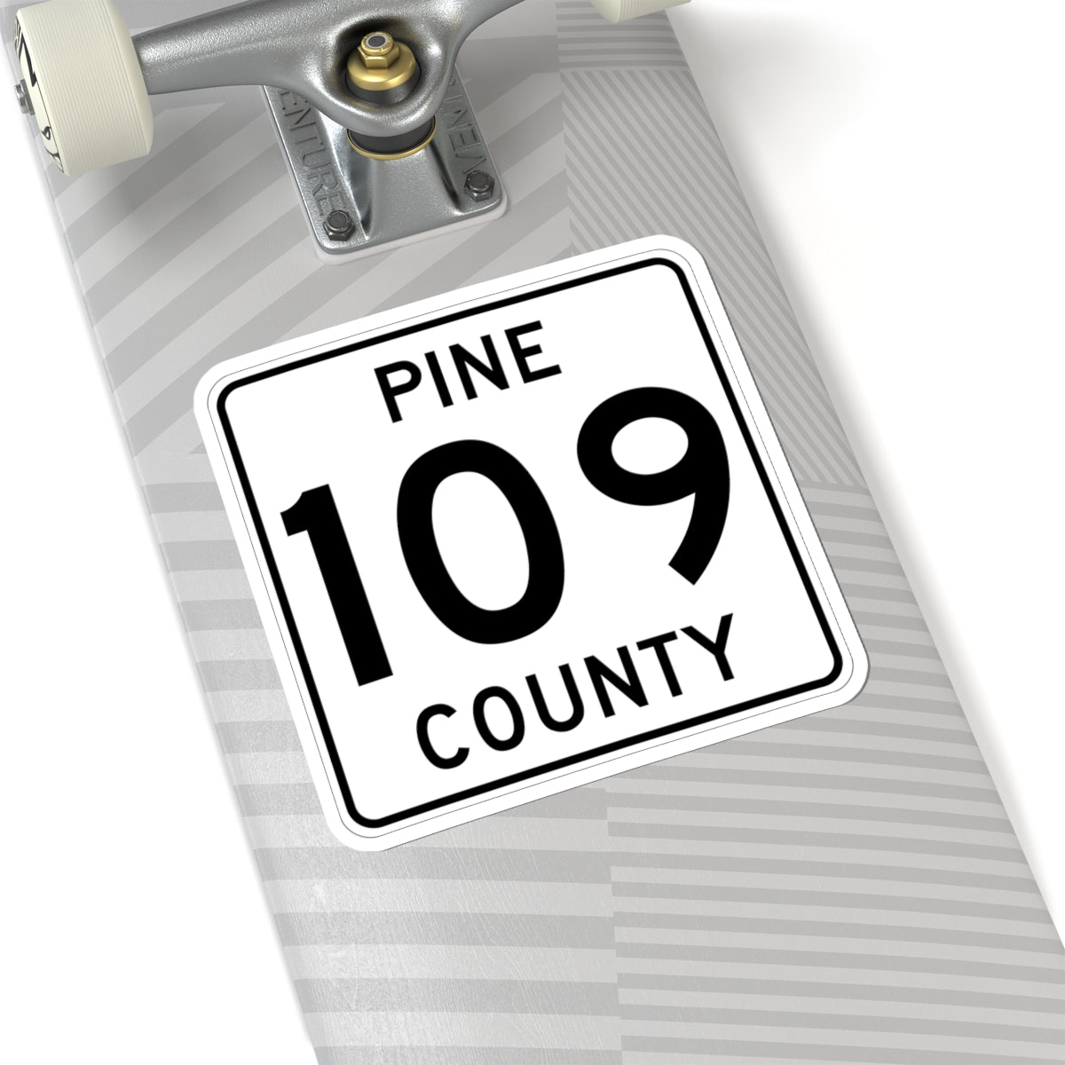 Pine County Route 109 MN (Minnesota) (Road Sign) STICKER Vinyl Kiss-Cut Decal