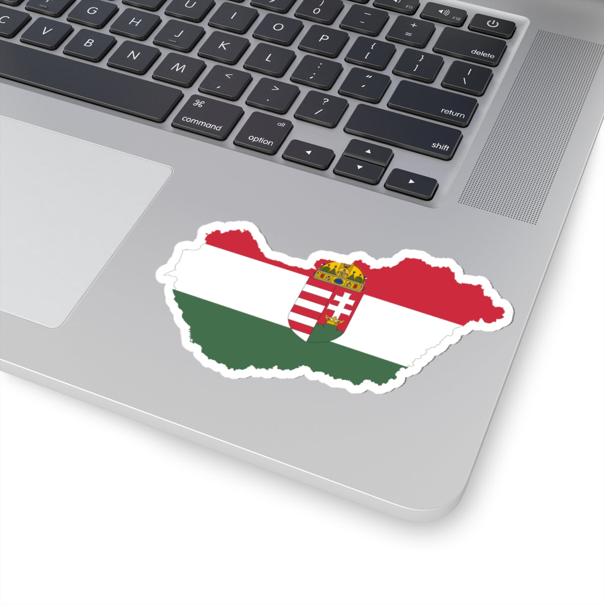 Flag-map of Hungary 1921 (Hungary) STICKER Vinyl Kiss-Cut Decal