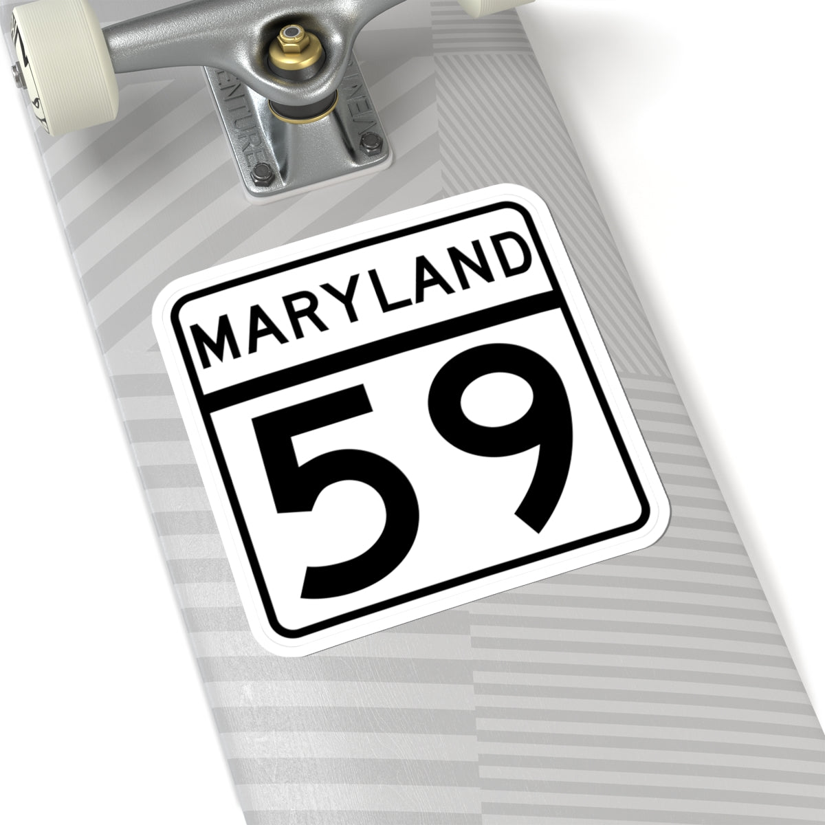 MD Route 59 (Maryland) (Road Sign) STICKER Vinyl Kiss-Cut Decal