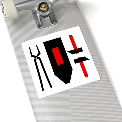 Harjedalen flag (Sweden) STICKER Vinyl Kiss-Cut Decal