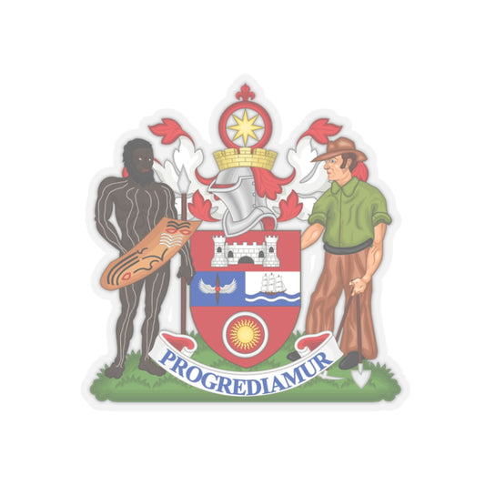 Coat of Arms Darwin Australia - STICKER Vinyl Kiss-Cut Decal