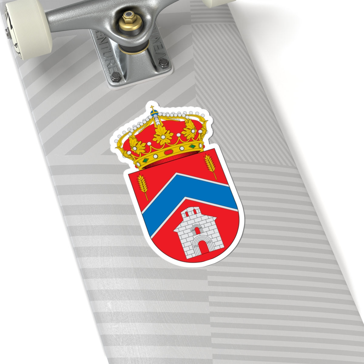 Escudo de Chalamera (Spain) (Coat of Arms) STICKER Vinyl Kiss-Cut Decal