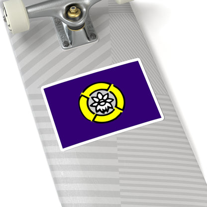 Flag of Rankoshi Hokkaido (Japan) STICKER Vinyl Kiss-Cut Decal