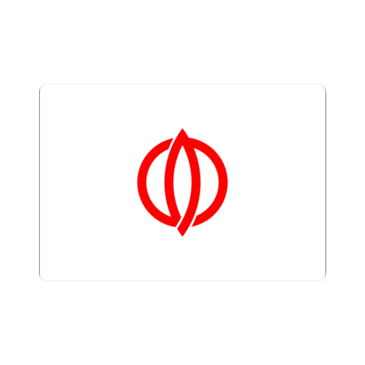 Flag of Yugawara Kanagawa (Japan) STICKER Vinyl Kiss-Cut Decal