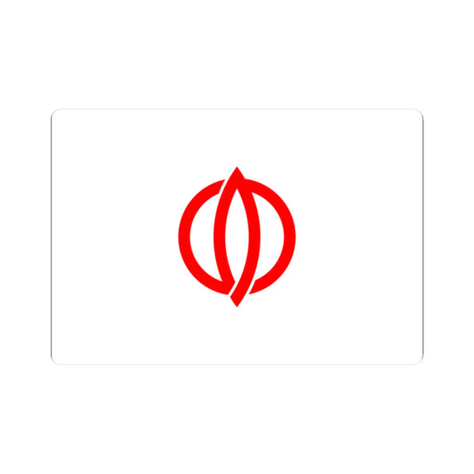 Flag of Yugawara Kanagawa (Japan) STICKER Vinyl Kiss-Cut Decal