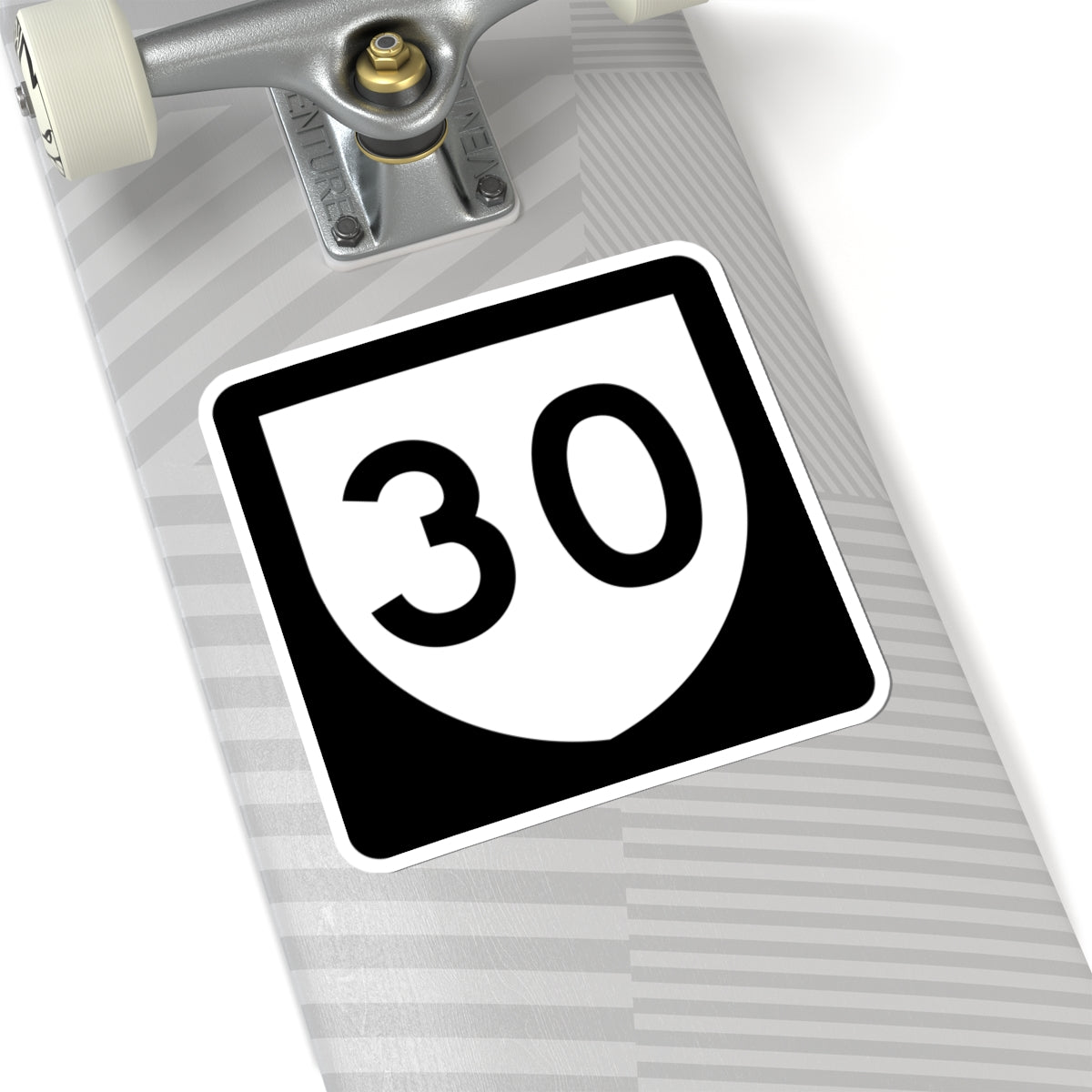 PR urban primary 30 (Puerto Rico) (Road Sign) STICKER Vinyl Kiss-Cut Decal