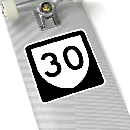 PR urban primary 30 (Puerto Rico) (Road Sign) STICKER Vinyl Kiss-Cut Decal