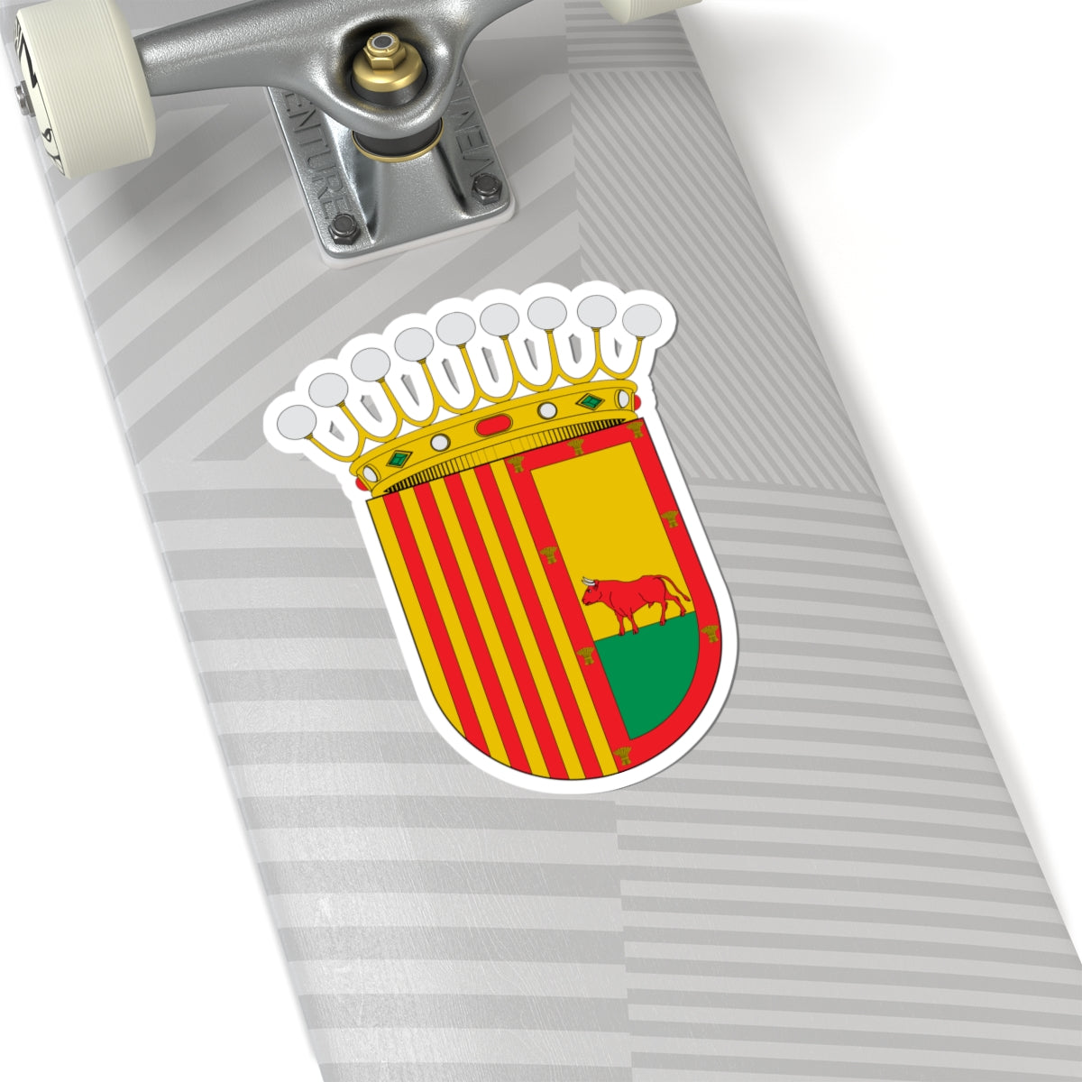 Escudo de Atarés (Spain) (Coat of Arms) STICKER Vinyl Kiss-Cut Decal