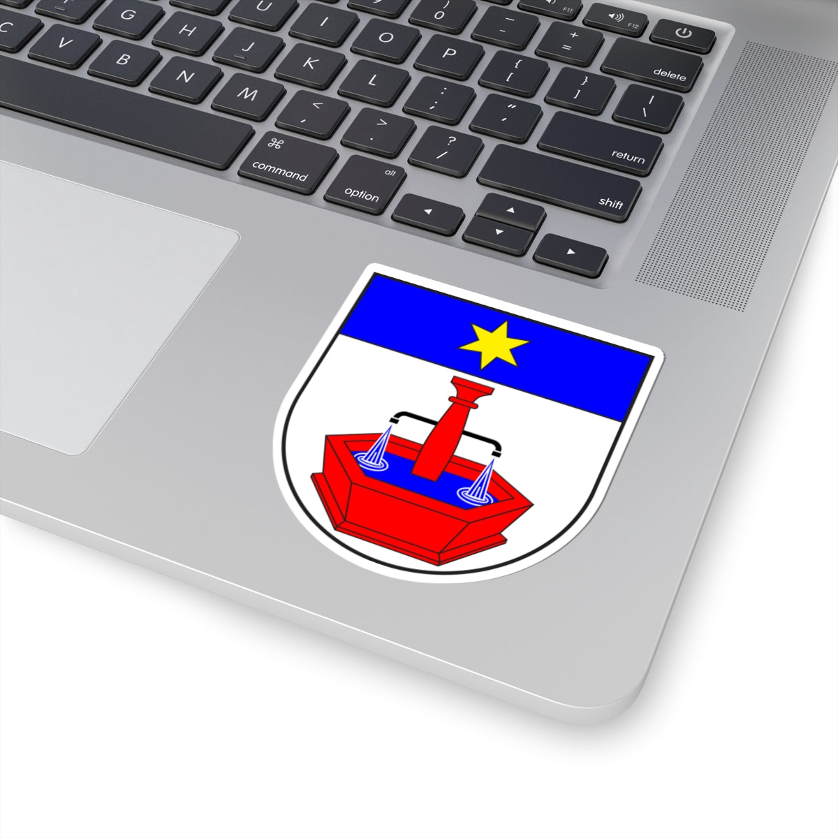 Rothenbrunnen wappen (Switzerland) (Coat of Arms) STICKER Vinyl Kiss-Cut Decal