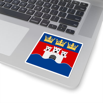 Jonkopings lan vapenflagga (Sweden) STICKER Vinyl Kiss-Cut Decal