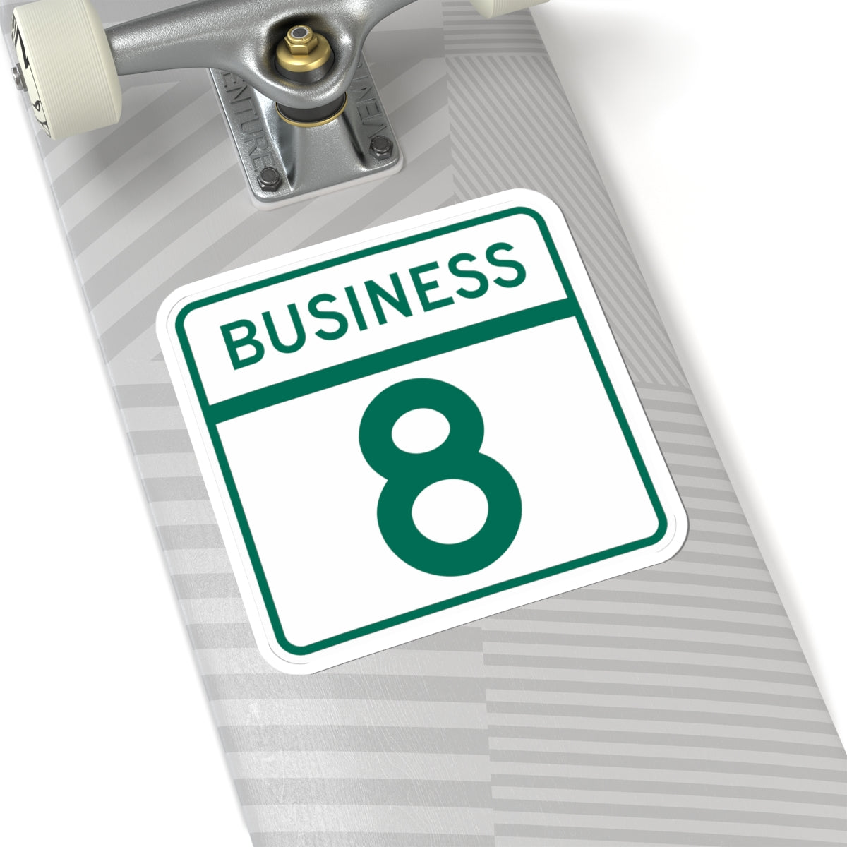 MD Route 8 Business (Maryland) (Road Sign) STICKER Vinyl Kiss-Cut Decal